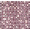 Sklenená mozaika s prírodným kameňom XCM M940 30,5x32,5 cm ružová Sklenená mozaika s prírodným kameňom XCM M940 30,5x32,5 cm ružová
