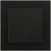 Dvojtlačidlový spínač pod omietku Malta 10A, 250V, WP-2M, matná čierna Dvojtlačidlový spínač pod omietku Malta 10A, 250V, WP-2M, matná čierna