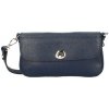 Mondo Italia Kožená kabelka 766 tmavomodrá Made in Italy Modrá Mondo Italia Kožená kabelka 766 tmavomodrá Made in Italy Modrá
