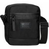 Pánska crossbody taška s dvoma priehradkami Pepe Jeans Blackmore, čierna, 7055542 Pánska crossbody taška s dvoma priehradkami Pepe Jeans Blackmore, čierna, 7055542