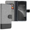 Púzdro kwmobile Flipové Motorola Moto G200 5G sivé