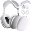 SADA 3V1 PRE AIRPODS MAX SILIKÓNOVÁ OCHRANA PUZDRO, NÁUŠNÍKY, OBAL BIELY SADA 3V1 PRE AIRPODS MAX SILIKÓNOVÁ OCHRANA PUZDRO, NÁUŠNÍKY, OBAL BIELY
