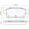 Sada brzdových platničiek kotúčovej brzdy COMLINE CBP06124 CBP06124 Sada brzdových platničiek kotúčovej brzdy COMLINE CBP06124 CBP06124