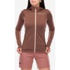 Dámska mikina na zips Ortovox Fleece Light Hoody - chestnut Dámska mikina na zips Ortovox Fleece Light Hoody - chestnut