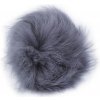 Kožušinový brmbolec s pútkom Ø6 cm šedomodrá 1ks Kožušinový brmbolec s pútkom Ø6 cm šedomodrá 1ks