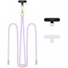 Šnúrka na telefon/popruh na telo Tech-Protect C2S Rope Crossbody Strap Lavender/Gold Šnúrka na telefon/popruh na telo Tech-Protect C2S Rope Crossbody Strap Lavender/Gold