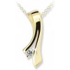 Cutie Jewellery prívesok zo žltého zlata so zirkónom Z6310 1796 40 10 X 1