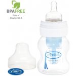 Dr Brown's Fľaša na kojenie plastová 120 ml so širokým hrdlom