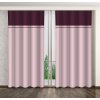 Prehozynapostel Hotové dekoračné závesy fialovej farby 250 cm Prehozynapostel Hotové dekoračné závesy fialovej farby 250 cm