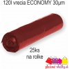 Vrecia na odpad rolo 120l 70x110 cm 30µm 25ks ECONOMY Farba: Červená, Objem: 120l, Hrúbka materiálu: 30µm cena za rolku Vrecia na odpad rolo 120l 70x110 cm 30µm 25ks ECONOMY Farba: Červená, Objem: 120l, Hrúbka materiálu: 30µm cena za rolku