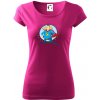 Ocko superman - dievča a dievča - Dámske tričko Pure - S ( Fuchsiová ) Ocko superman - dievča a dievča - Dámske tričko Pure - S ( Fuchsiová )