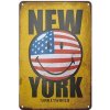 Ceduľa New York 30cm x 20cm Plechová tabuľa Ceduľa New York 30cm x 20cm Plechová tabuľa