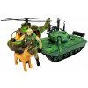 Vojenská sada s tankom a vrtuľníkom Vojenská sada s tankom a vrtuľníkom