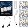 Lian Li UNI FAN SL Wireless 120 Počítačová skriňa Ventilátor 12 cm Biela 3 kusov Lian Li UNI FAN SL Wireless 120 Počítačová skriňa Ventilátor 12 cm Biela 3 kusov