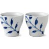 Royal Copenhagen porcelánové stojančeky na vajíčka blue fluted mega set 2 ks