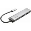 VERBATIM 49140 Multiportový HUB USB-C, 2x USB 3.0, 1x USB-C, HDMI, šedý dok (49140) VERBATIM 49140 Multiportový HUB USB-C, 2x USB 3.0, 1x USB-C, HDMI, šedý dok (49140)