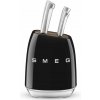 Blok na 6 nožov Smeg Black KBSF02BL Blok na 6 nožov Smeg Black KBSF02BL