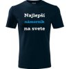 Tmavomodré tričko najlepší námorník na svete - tričko pre námorníka XL Tmavomodré tričko najlepší námorník na svete - tričko pre námorníka XL