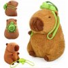 Plyšová Plyšová Hračka Kapybara s batohom korytnačka 2v1 45 cm Plyšová Plyšová Hračka Kapybara s batohom korytnačka 2v1 45 cm