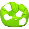 Sedací vak futbalová lopta limetkovo-biela EMI Sedací vak futbalová lopta limetkovo-biela EMI