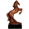 RFST3051 Figúrka odlievaná kôň zlatá H-22 cm 22 cm,Výška cm