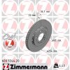 Brzdový kotúč ZIMMERMANN 600.3244.20 Brzdový kotúč ZIMMERMANN 600.3244.20