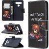 Peňaženkové kožené puzdro na LG K61 - Bear Peňaženkové kožené puzdro na LG K61 - Bear