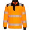 PORTWEST HI-VIS PW326 / Reflexná mikina, 1/4 zips - HV oranžová/čierna 4XL PORTWEST HI-VIS PW326 / Reflexná mikina, 1/4 zips - HV oranžová/čierna 4XL
