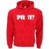 Fajntričko Mikina - Pil si?, Farba **červená**, Strih/ Variant Pánsky/UNISEX Fajntričko Mikina - Pil si?, Farba **červená**, Strih/ Variant Pánsky/UNISEX