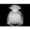 Darčekové vrecúško 13x18 cm organza biela 10ks Darčekové vrecúško 13x18 cm organza biela 10ks