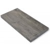 Walteco Rustic line Nástenná polica RT-53, 800 × 250 × 25 cm, lamino, rustikálne pálené drevo, 3082 Walteco Rustic line Nástenná polica RT-53, 800 × 250 × 25 cm, lamino, rustikálne pálené drevo, 3082