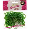Gumičky Loom Bands (62) Loom Bands Pletací gumičky zelené 200ks + háček Gumičky Loom Bands (62) Loom Bands Pletací gumičky zelené 200ks + háček