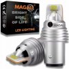 LED ŽIAROVKY P21/5W BAY15D 1157 MAGALL BIELE SILNÉ 1600LM DRL PARKOVACIE 12V LED ŽIAROVKY P21/5W BAY15D 1157 MAGALL BIELE SILNÉ 1600LM DRL PARKOVACIE 12V