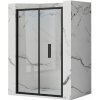 Rea Rapid Fold, skladacie sprchové dvere 90x195 cm, 4mm číre sklo, čierny profil, REA-K6419 Rea Rapid Fold, skladacie sprchové dvere 90x195 cm, 4mm číre sklo, čierny profil, REA-K6419