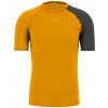 KARPOS Cyklistické tričko s krátkym rukávom - DINAMICO MERINO 130 - žltá/čierna KARPOS Cyklistické tričko s krátkym rukávom - DINAMICO MERINO 130 - žltá/čierna