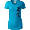 Judo nápis japan - Dámske tričko z organickej bavlny Origin (GOTS) - 2XL ( Svetlý tyrkys ) Judo nápis japan - Dámske tričko z organickej bavlny Origin (GOTS) - 2XL ( Svetlý tyrkys )