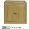Drewmax Kredenc KW112 masiv (Barva dřeva: Olše) Drewmax Kredenc KW112 masiv (Barva dřeva: Olše)