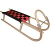 Drevené sane SULOV TATRA, 105cm, čierno-červené Drevené sane SULOV TATRA, 105cm, čierno-červené