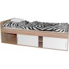 Cantus POSTEĽ, 90/200 cm biela, dub sonoma - Postele - 002698027201 Cantus POSTEĽ, 90/200 cm biela, dub sonoma - Postele - 002698027201