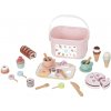 Tooky Toy Čajový set s dezertami v kýbliku Tooky Toy Čajový set s dezertami v kýbliku