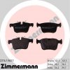 ZIMMERMANN Sada brzdových platničiek kotúčovej brzdy 221411601