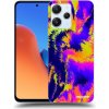 Picasee silikónový čierny obal pre Xiaomi Redmi 12 5G - Burn Picasee silikónový čierny obal pre Xiaomi Redmi 12 5G - Burn