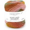 SILKY LACE RAINBOW Katia Farby SILKY LACE RAINBOW: 304 hnedá-khaki-ružová SILKY LACE RAINBOW Katia Farby SILKY LACE RAINBOW: 304 hnedá-khaki-ružová