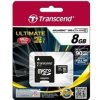 Transcend microSDHC 8GB UHS-I U1 + adapter TS8GUSDHC10U1 Transcend microSDHC 8GB UHS-I U1 + adapter TS8GUSDHC10U1