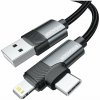 Essager William USB-A / USB-C - Lightning, 3A, 2 m EXCATL-WLA0G-P Essager William USB-A / USB-C - Lightning, 3A, 2 m EXCATL-WLA0G-P