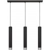 Helam | LED Luster na lanku TUBA 3xGU10/4,8W/230V čierna/lesklý chróm | HE1000 Helam | LED Luster na lanku TUBA 3xGU10/4,8W/230V čierna/lesklý chróm | HE1000