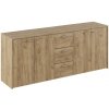 Tempo Kondela Kombinovaná komoda, dub artisan, HUGOS 180 Tempo Kondela Kombinovaná komoda, dub artisan, HUGOS 180