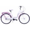 KOZBIKE Mestský bicykel K36 3 prevodový Bielo-fialový 28 KOZBIKE Mestský bicykel K36 3 prevodový Bielo-fialový 28