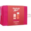 Reebok MOVE Your Spirit dámska darčeková sada - toaletný parfum 100 ml, sprchový gél 250 ml a toaletná taška Reebok MOVE Your Spirit dámska darčeková sada - toaletný parfum 100 ml, sprchový gél 250 ml a toaletná taška