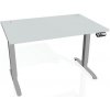Hobis Pracovný stôl Motion, PO, 2S, 180x70,5-120,5x80 cm, sivá/sivá Hobis Pracovný stôl Motion, PO, 2S, 180x70,5-120,5x80 cm, sivá/sivá
